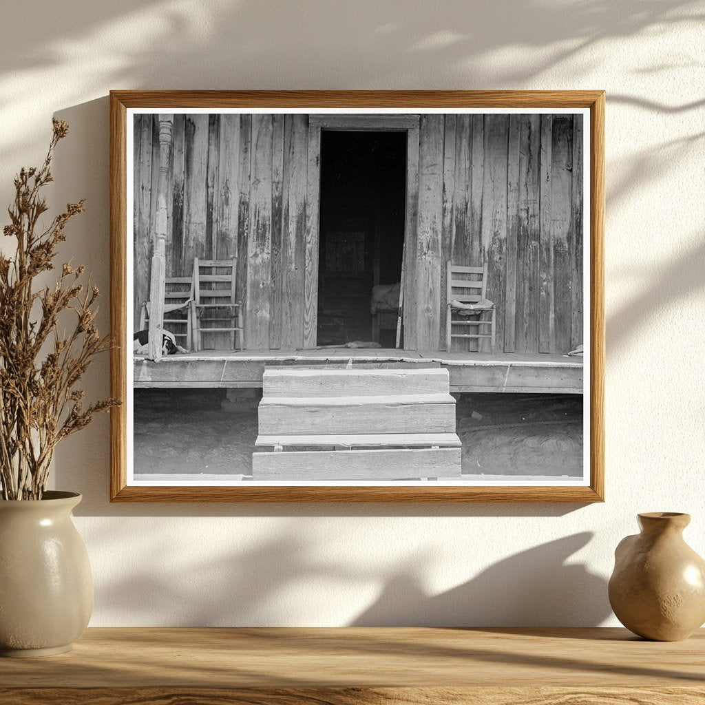 Tenant Farmer Home Newport Oklahoma 1937 Vintage Photo - Available at KNOWOL