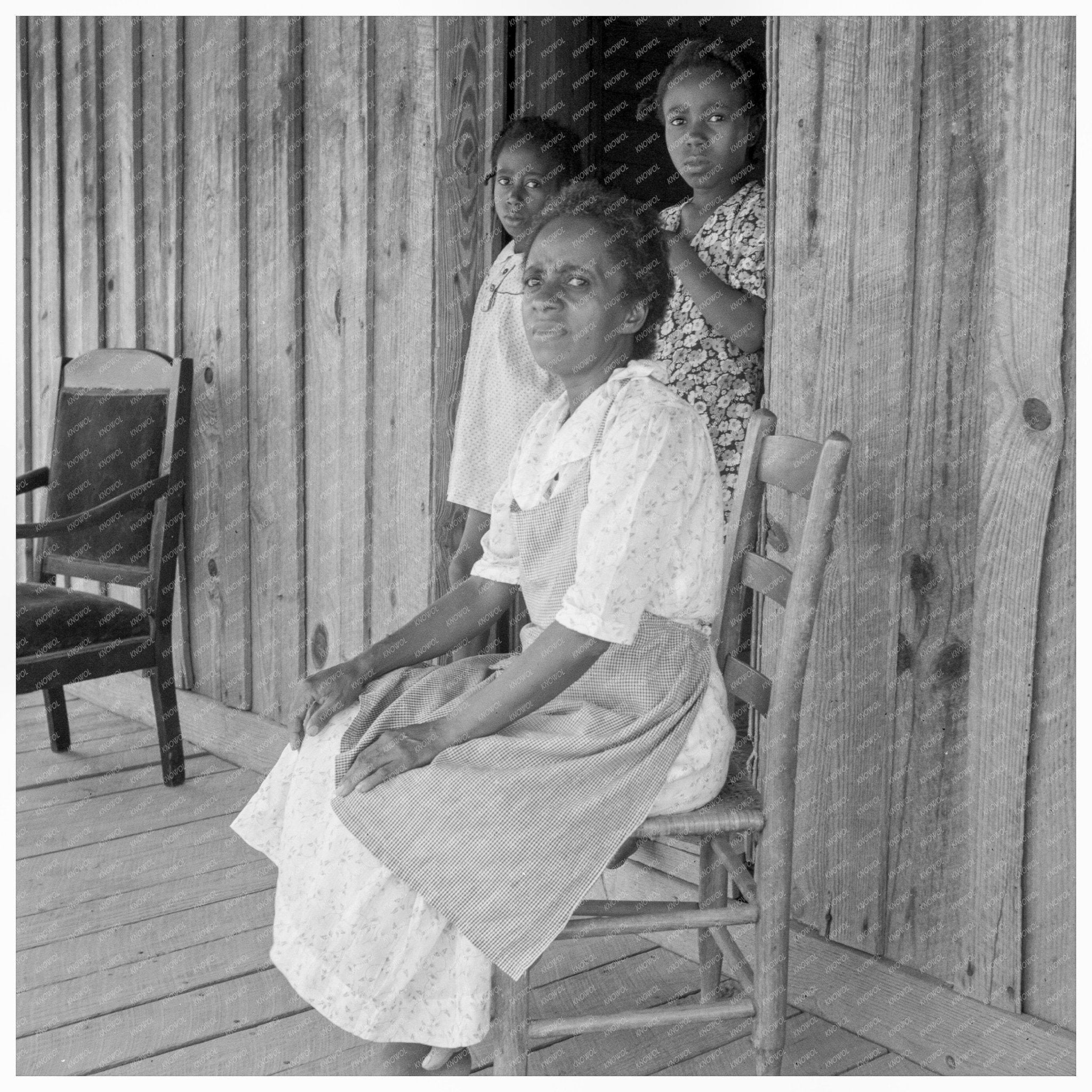 Tenant Farmers Wife and Children Chatham County 1939 - Available at KNOWOL