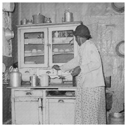 Tenant Farmers Wife Missouri August 1938 Vintage Photo - Available at KNOWOL