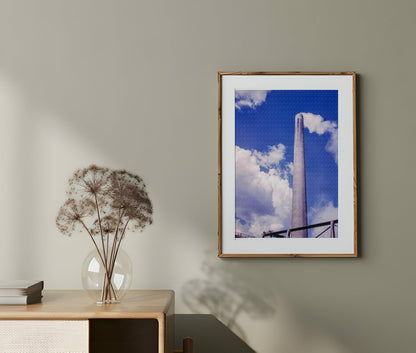 Tennessee Valley Authority Chemical Plant Smoke Stack Muscle Shoals Alabama 1942 - Available at KNOWOL