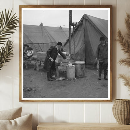 Tent City Garbage Disposal April 1937 Shawneetown Illinois - Available at KNOWOL