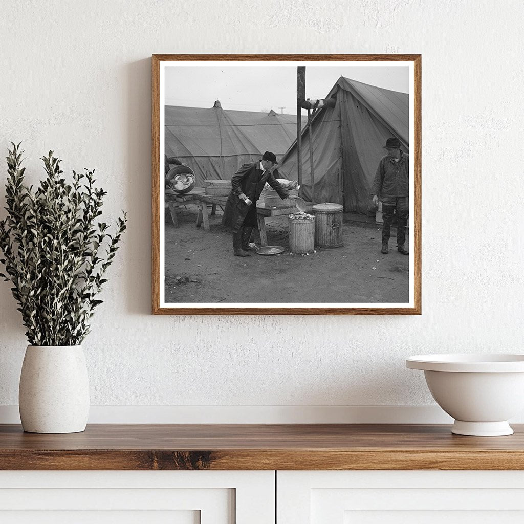 Tent City Garbage Disposal April 1937 Shawneetown Illinois - Available at KNOWOL