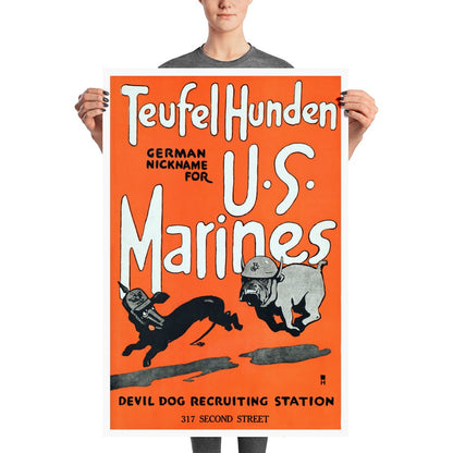 Teufel Hunden: German Nickname for US Marines - Available at KNOWOL