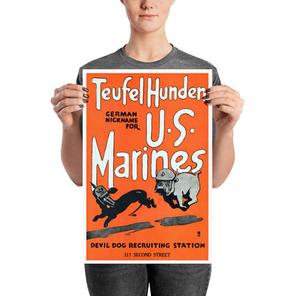 Teufel Hunden: German Nickname for US Marines - Available at KNOWOL