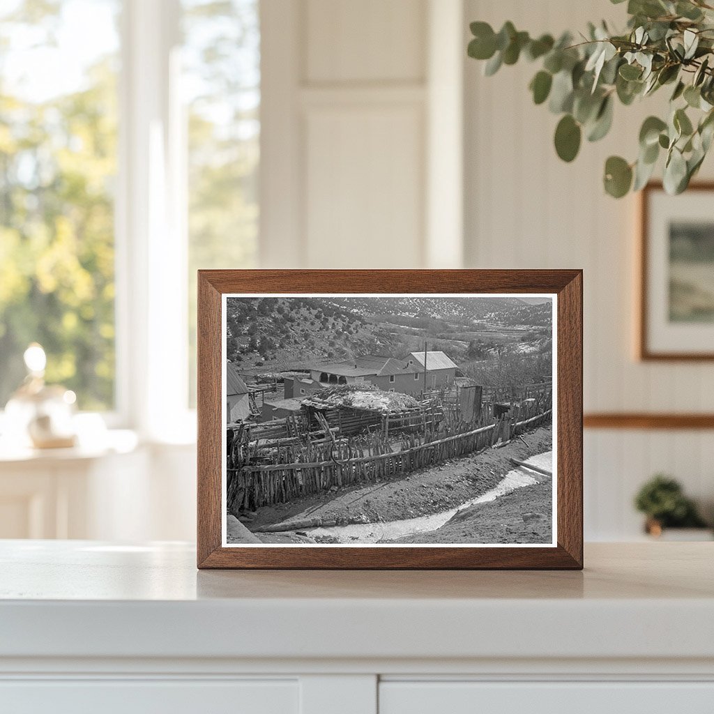 Tewa Basin Winter Landscape Chimayo New Mexico 1935 - Available at KNOWOL