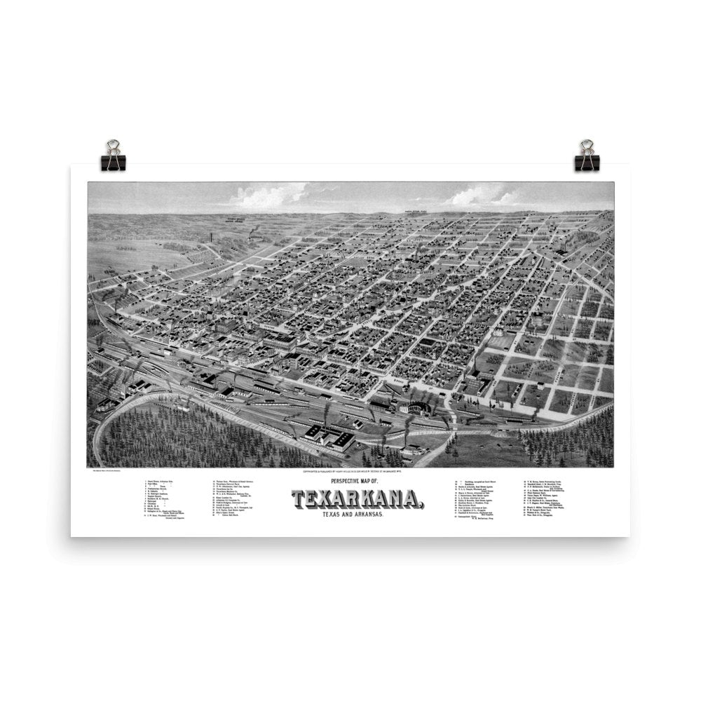 Texarkana, TX and AR 1888 - Available at KNOWOL