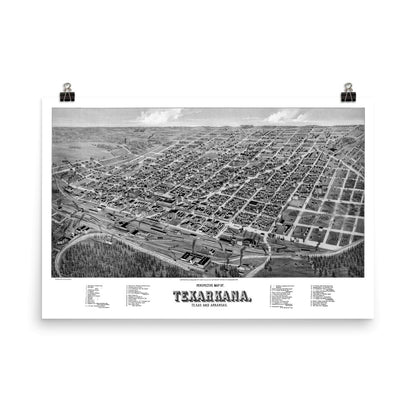 Texarkana, TX and AR 1888 - Available at KNOWOL