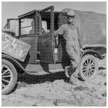 Texas Farmer Migrant Laborer in Coachella Valley 1937 - Available at KNOWOL