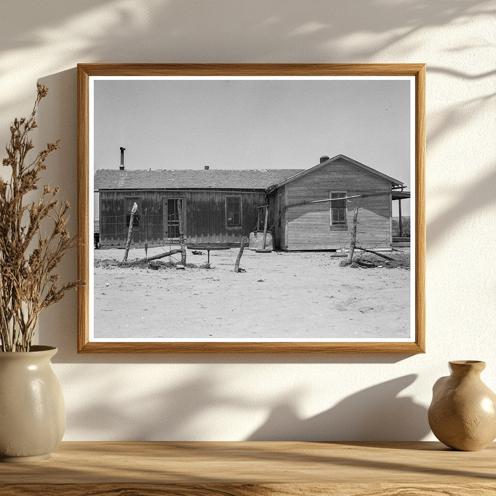 Texas Sharecropper Home with Ten Children 1937 - Available at KNOWOL