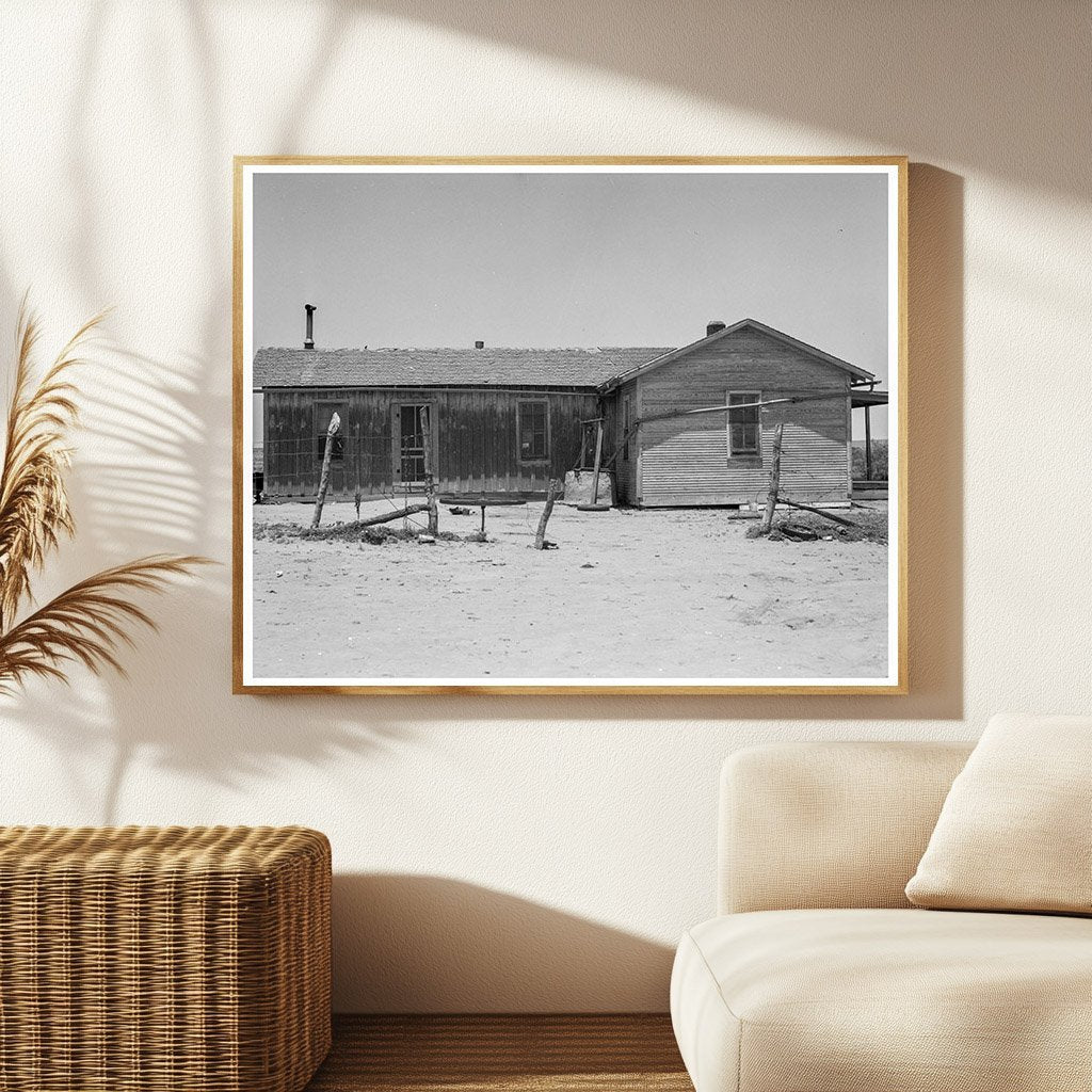 Texas Sharecropper Home with Ten Children 1937 - Available at KNOWOL