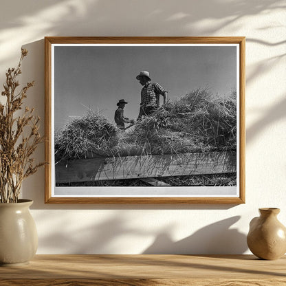 Threshing Operation in 1939 Klamath County Oregon - Available at KNOWOL