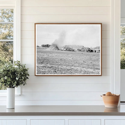 Threshing Red Clover for Seed in Oregon 1939 - Available at KNOWOL