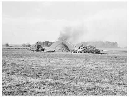 Threshing Red Clover for Seed Malheur County Oregon 1939 - Available at KNOWOL