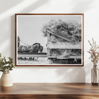 Threshing Scene in Klamath County Oregon 1939 - Available at KNOWOL