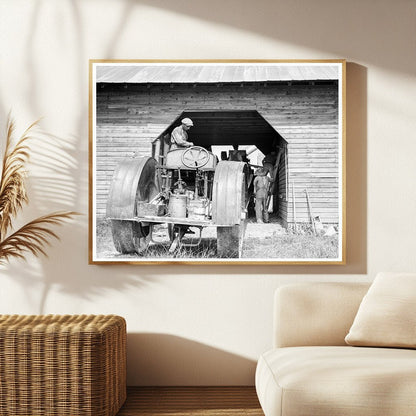 Threshing Scene in Rural North Carolina July 1936 - Available at KNOWOL