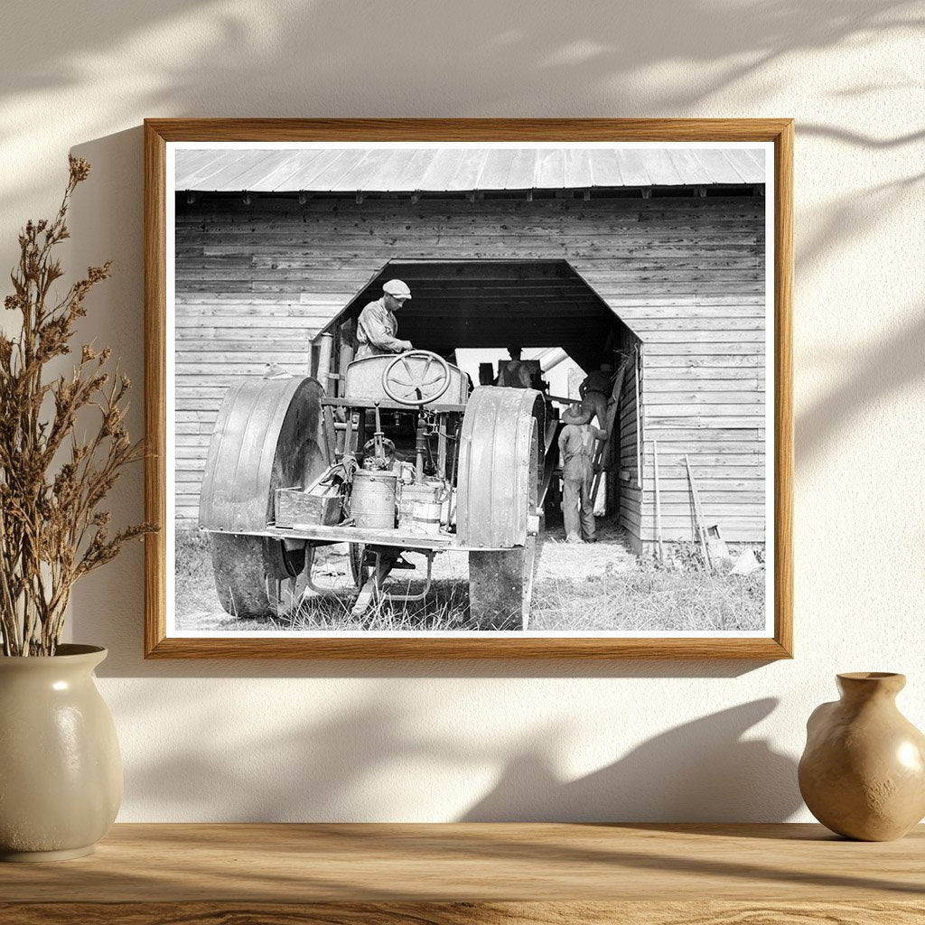 Threshing Scene in Rural North Carolina July 1936 - Available at KNOWOL