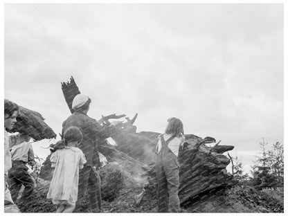 Thurston County Rural Life August 1939 Vintage Photo - Available at KNOWOL