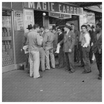 Times Square New York City June 6 1944 D - Day Historic Photo - Available at KNOWOL