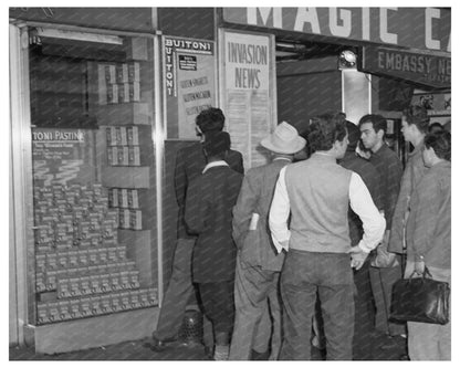 Times Square New York City June 6 1944 D - Day Photo - Available at KNOWOL