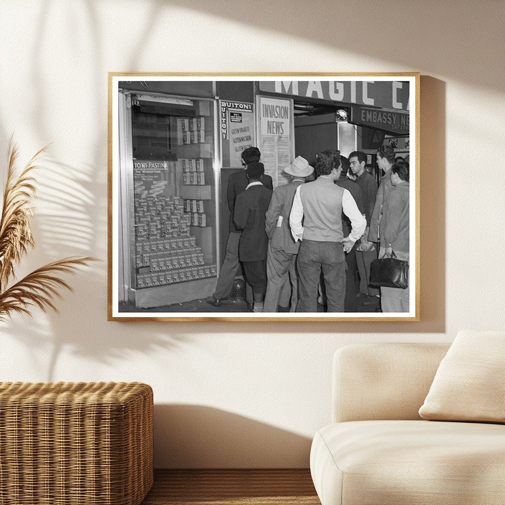 Times Square New York City June 6 1944 D - Day Photo - Available at KNOWOL