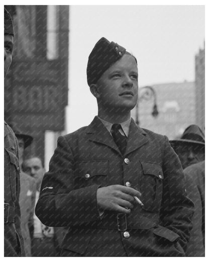 Times Square on D - Day June 6 1944 Historical Image - Available at KNOWOL