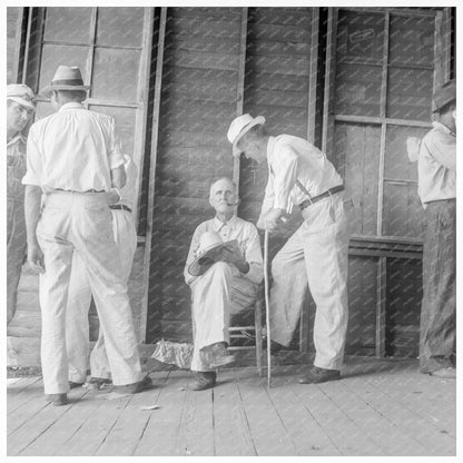 Tobacco Auction in Douglas Georgia July 1938 - Available at KNOWOL