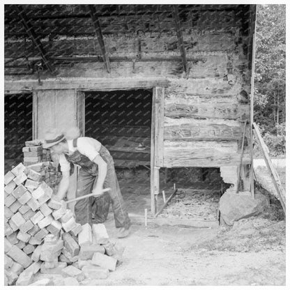 Tobacco Barn Flue Replacement North Carolina 1939 - Available at KNOWOL