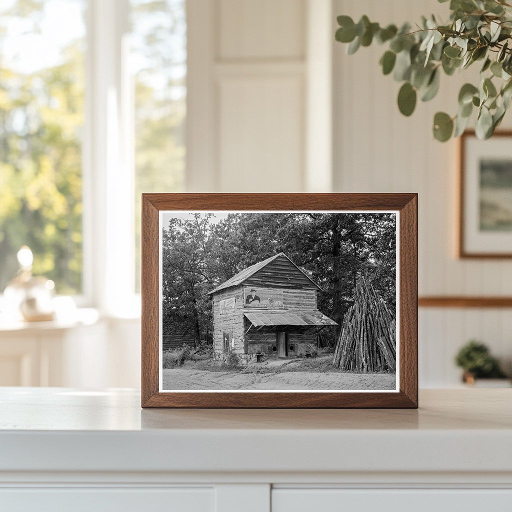 Tobacco Barn in Gordonton North Carolina July 1939 - Available at KNOWOL