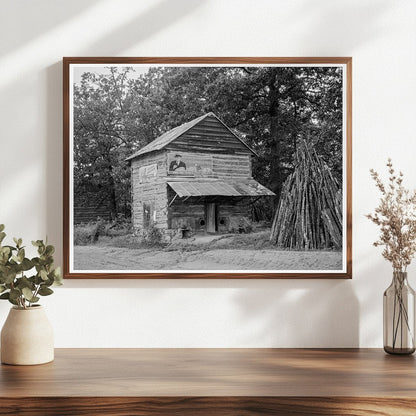 Tobacco Barn in Gordonton North Carolina July 1939 - Available at KNOWOL