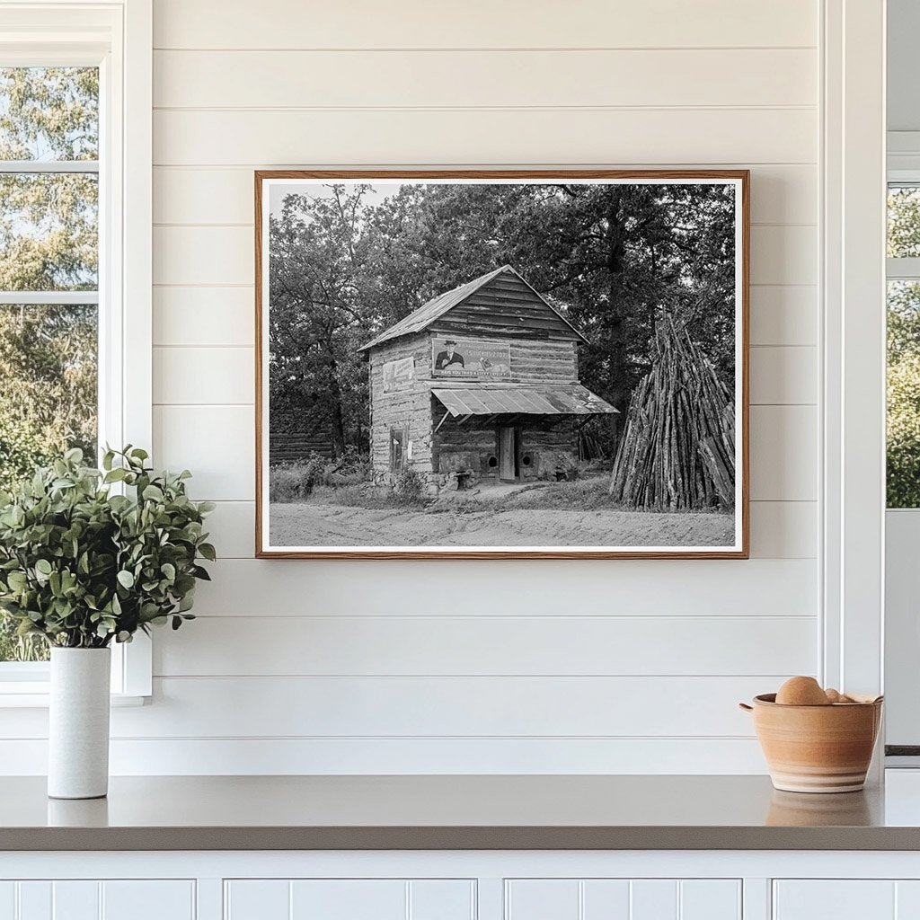 Tobacco Barn in Gordonton North Carolina July 1939 - Available at KNOWOL