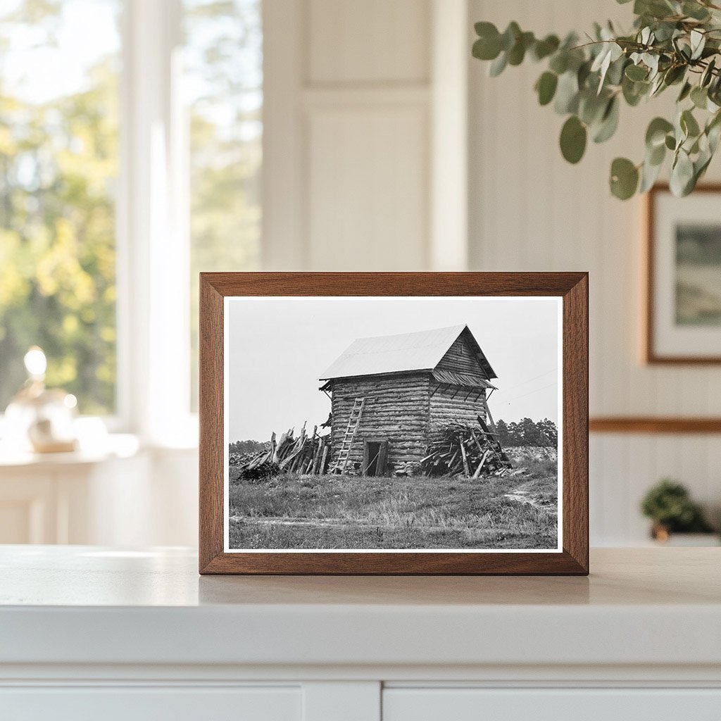 Tobacco Barn in Person County North Carolina 1939 - Available at KNOWOL