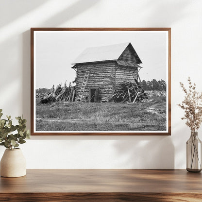 Tobacco Barn in Person County North Carolina 1939 - Available at KNOWOL