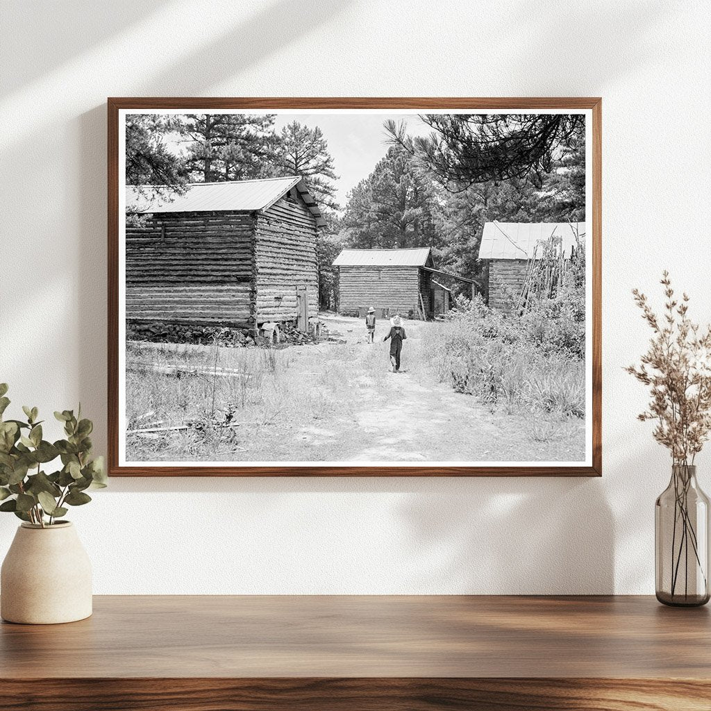 Tobacco Barns in Upchurch North Carolina July 1939 - Available at KNOWOL