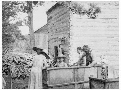 Tobacco Preparation by Wives in Granville County 1939 - Available at KNOWOL