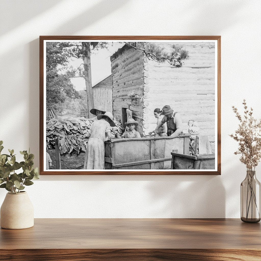 Tobacco Preparation by Wives in Granville County 1939 - Available at KNOWOL