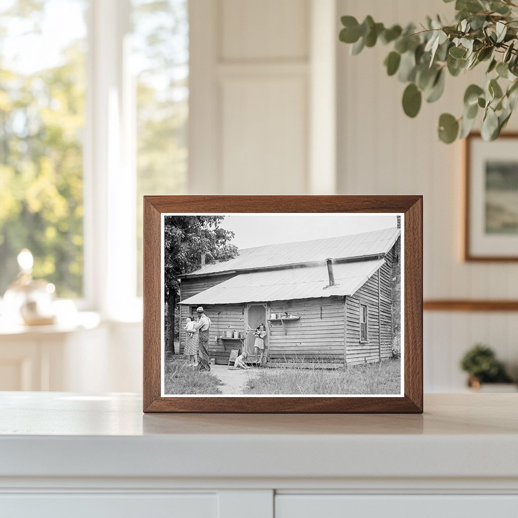 Tobacco Sharecropper Family Home North Carolina 1939 - Available at KNOWOL