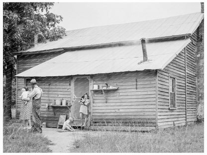 Tobacco Sharecropper Family Home North Carolina 1939 - Available at KNOWOL