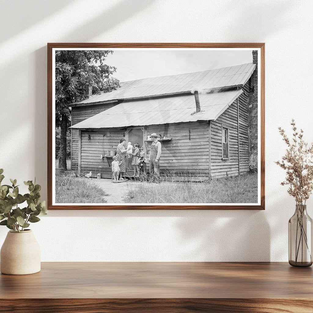 Tobacco Sharecropper Family North Carolina July 1939 - Available at KNOWOL