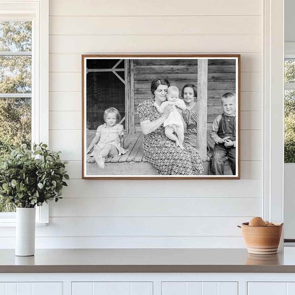 Tobacco Sharecropper Family Portrait North Carolina 1939 - Available at KNOWOL