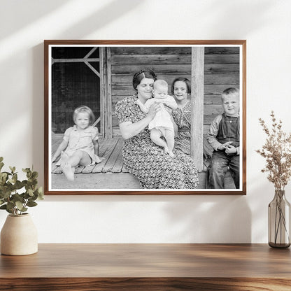 Tobacco Sharecropper Family Portrait North Carolina 1939 - Available at KNOWOL