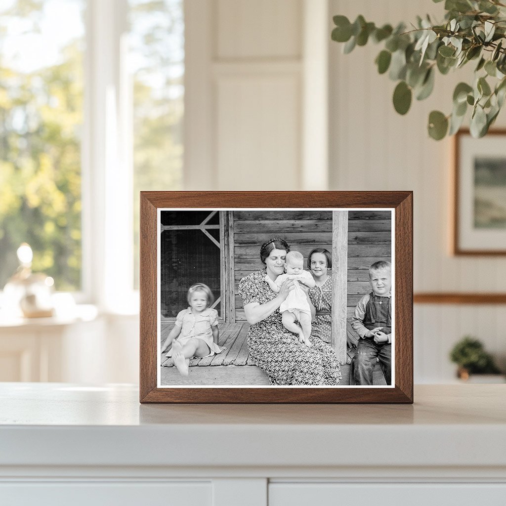 Tobacco Sharecropper Family Portrait North Carolina 1939 - Available at KNOWOL