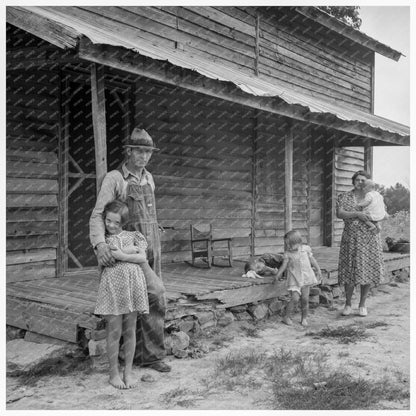 Tobacco Sharecropper with Daughter North Carolina 1939 - Available at KNOWOL