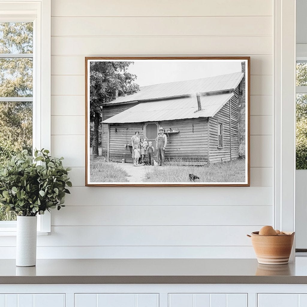 Tobacco Sharecroppers Family North Carolina July 1939 - Available at KNOWOL