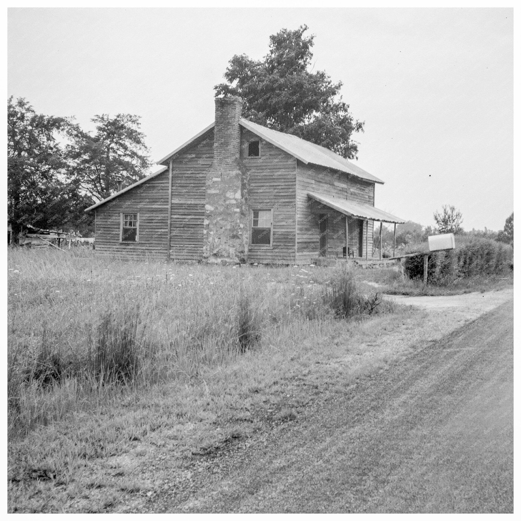 Tobacco Sharecroppers House with Whitfield Family 1939 - Available at KNOWOL