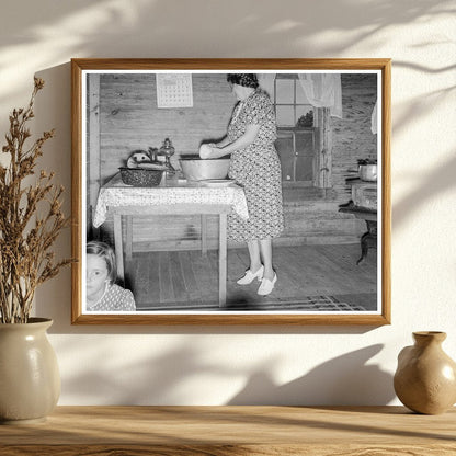 Tobacco Sharecroppers Wife in Kitchen 1939 - Available at KNOWOL