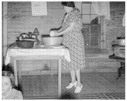 Tobacco Sharecroppers Wife in Kitchen 1939 - Available at KNOWOL