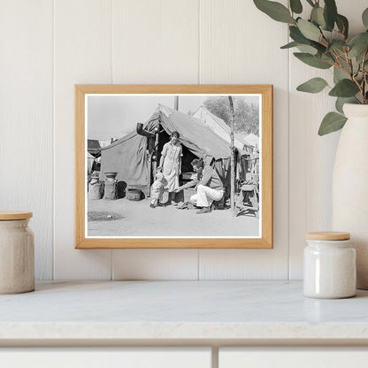 Tom Collins with Drought Refugee Family California 1936 - Available at KNOWOL