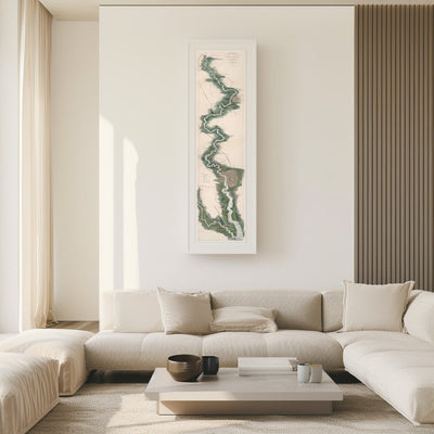 Tomblesons Thames River Map - Available at KNOWOL