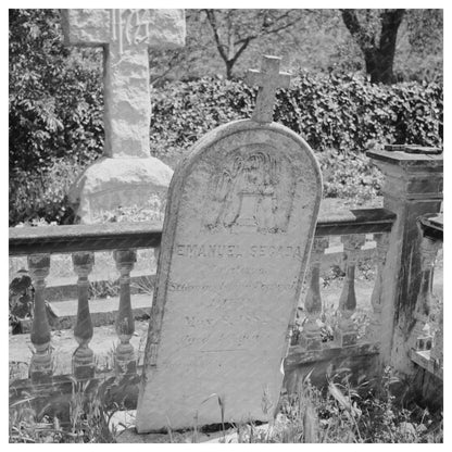 Tombstone of Azorean Emigrant at Mission San Jose 1942 - Available at KNOWOL