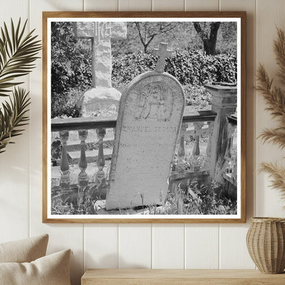 Tombstone of Azorean Emigrant at Mission San Jose 1942 - Available at KNOWOL